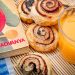 homemade cookies with jam and juice